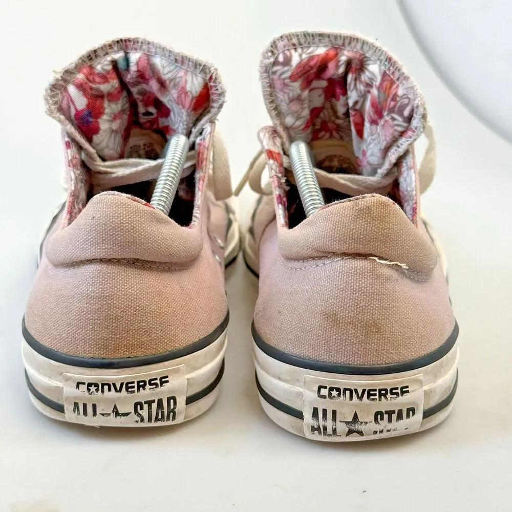 Converse Chuck Taylor All Star Light Pink Floral Padded Womens 9 Shoes